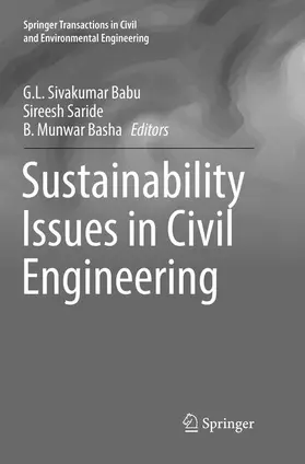 Sivakumar Babu / Basha / Saride |  Sustainability Issues in Civil Engineering | Buch |  Sack Fachmedien