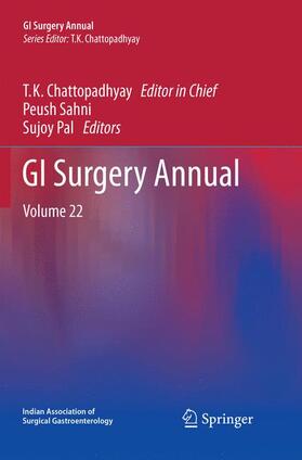 Sahni / Pal | GI Surgery Annual | Buch | 978-981-10-9503-0 | sack.de