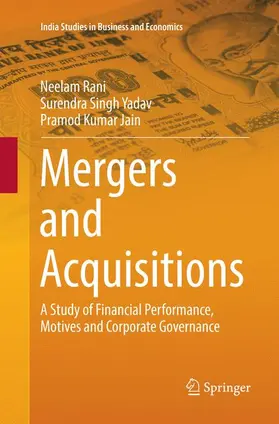 Rani / Jain / Yadav |  Mergers and Acquisitions | Buch |  Sack Fachmedien