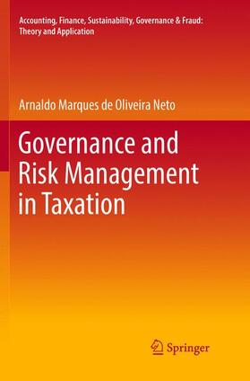de Oliveira Neto | Governance and Risk Management in Taxation | Buch | 978-981-10-9585-6 | sack.de