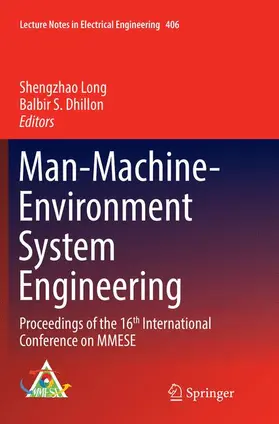Dhillon / Long | Man-Machine-Environment System Engineering | Buch | 978-981-10-9591-7 | sack.de