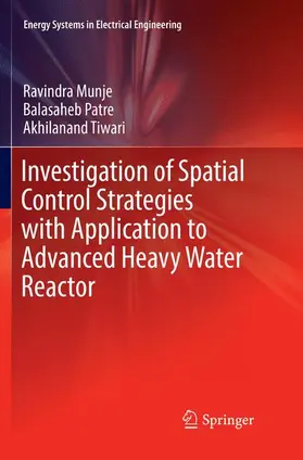 Munje / Tiwari / Patre |  Investigation of Spatial Control Strategies with Application to Advanced Heavy Water Reactor | Buch |  Sack Fachmedien