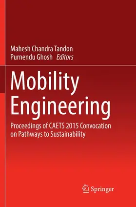 Tandon / Ghosh |  Mobility Engineering | Buch |  Sack Fachmedien