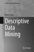 Olson |  Descriptive Data Mining | Buch |  Sack Fachmedien