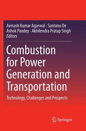 Agarwal / Singh / De |  Combustion for Power Generation and Transportation | Buch |  Sack Fachmedien