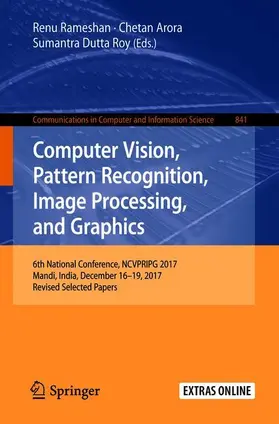 Rameshan / Dutta Roy / Arora |  Computer Vision, Pattern Recognition, Image Processing, and Graphics | Buch |  Sack Fachmedien