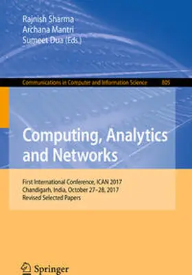 Sharma / Mantri / Dua |  Computing, Analytics and Networks | eBook | Sack Fachmedien