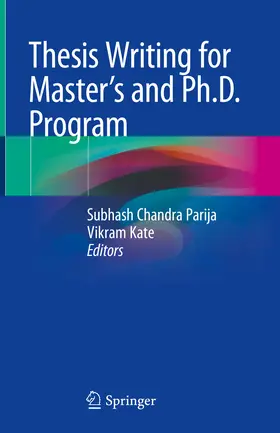 Parija / Kate |  Thesis Writing for Master's and Ph.D. Program | eBook | Sack Fachmedien