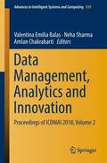 Balas / Chakrabarti / Sharma |  Data Management, Analytics and Innovation | Buch |  Sack Fachmedien