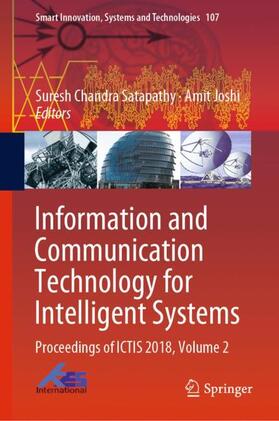 Joshi / Satapathy |  Information and Communication Technology for Intelligent Systems | Buch |  Sack Fachmedien