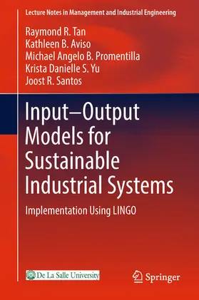 Tan / Aviso / Promentilla | Input-Output Models for Sustainable Industrial Systems | E-Book | sack.de