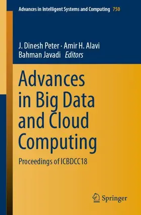 Peter / Javadi / Alavi |  Advances in Big Data and Cloud Computing | Buch |  Sack Fachmedien