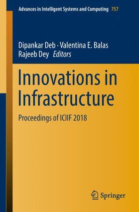 Deb / Dey / Balas |  Innovations in Infrastructure | Buch |  Sack Fachmedien