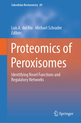 del Río / Schrader | Proteomics of Peroxisomes | E-Book | sack.de