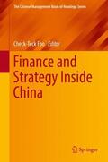 Foo |  Finance and Strategy Inside China | Buch |  Sack Fachmedien