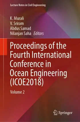 Murali / Saha / Sriram |  Proceedings of the Fourth International Conference in Ocean Engineering (ICOE2018) | Buch |  Sack Fachmedien