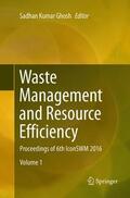 Ghosh |  Waste Management and Resource Efficiency | Buch |  Sack Fachmedien
