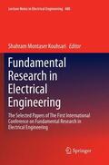 Montaser Kouhsari |  Fundamental Research in Electrical Engineering | Buch |  Sack Fachmedien