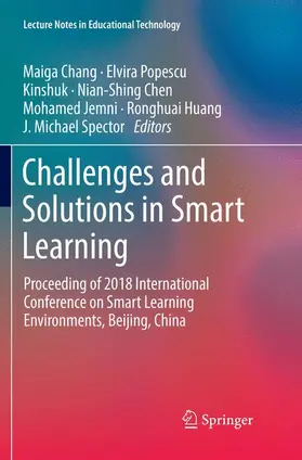 Chang / Popescu / Kinshuk |  Challenges and Solutions in Smart Learning | Buch |  Sack Fachmedien