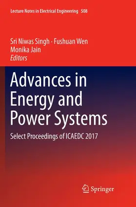 Singh / Jain / Wen |  Advances in Energy and Power Systems | Buch |  Sack Fachmedien