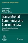 Kono / Reich / Hiscock |  Transnational Commercial and Consumer Law | Buch |  Sack Fachmedien