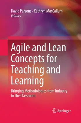 MacCallum / Parsons |  Agile and Lean Concepts for Teaching and Learning | Buch |  Sack Fachmedien