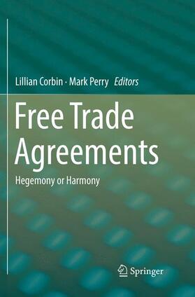 Perry / Corbin | Free Trade Agreements | Buch | 978-981-1348-13-6 | sack.de