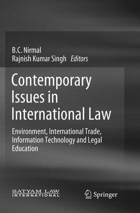 Singh / Nirmal | Contemporary Issues in International Law | Buch | 978-981-1348-46-4 | sack.de