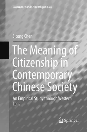 Chen |  The Meaning of Citizenship in Contemporary Chinese Society | Buch |  Sack Fachmedien