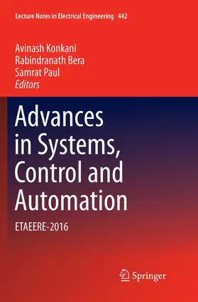 Konkani / Paul / Bera |  Advances in Systems, Control and Automation | Buch |  Sack Fachmedien