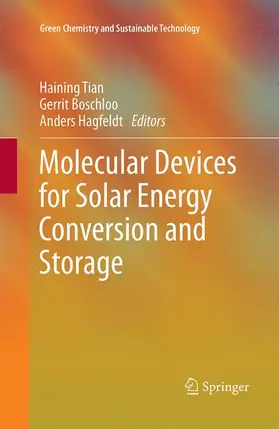 Tian / Hagfeldt / Boschloo |  Molecular Devices for Solar Energy Conversion and Storage | Buch |  Sack Fachmedien