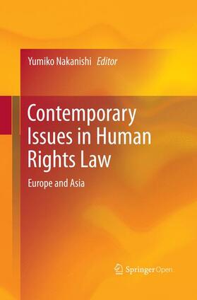 Nakanishi | Contemporary Issues in Human Rights Law | Buch | 978-981-1355-75-2 | sack.de
