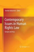 Nakanishi |  Contemporary Issues in Human Rights Law | Buch |  Sack Fachmedien