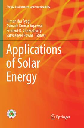 Tyagi / Powar / Agarwal | Applications of Solar Energy | Buch | 978-981-1356-04-9 | sack.de