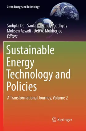 De / Mukherjee / Bandyopadhyay |  Sustainable Energy Technology and Policies | Buch |  Sack Fachmedien