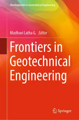 Latha G. |  Frontiers in Geotechnical Engineering | eBook | Sack Fachmedien