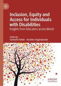 Argyropoulos / Halder |  Inclusion, Equity and Access for Individuals with Disabilities | Buch |  Sack Fachmedien