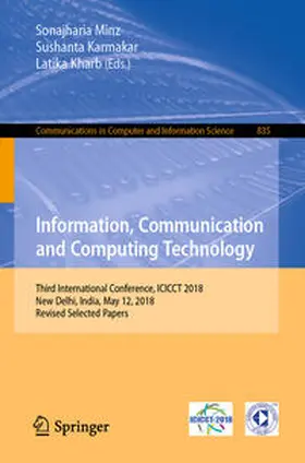 Minz / Karmakar / Kharb |  Information, Communication and Computing Technology | eBook | Sack Fachmedien