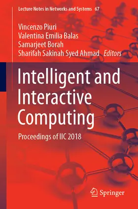 Piuri / Balas / Borah | Intelligent and Interactive Computing | E-Book | sack.de