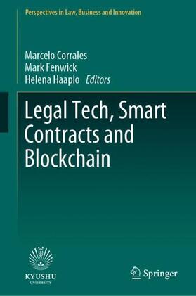 Corrales / Haapio / Fenwick |  Legal Tech, Smart Contracts and Blockchain | Buch |  Sack Fachmedien