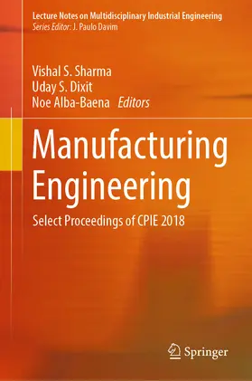 Sharma / Dixit / Alba-Baena |  Manufacturing Engineering | eBook | Sack Fachmedien