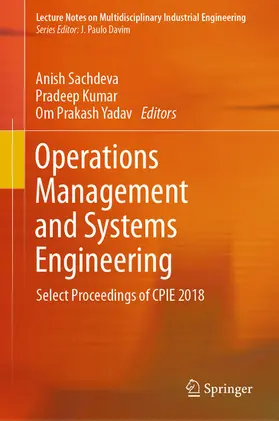 Sachdeva / Kumar / Yadav | Operations Management and Systems Engineering | E-Book | sack.de