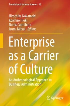 Nakamaki / Mitsui / Hioki |  Enterprise as a Carrier of Culture | Buch |  Sack Fachmedien