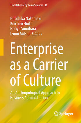 Nakamaki / Hioki / Sumihara | Enterprise as a Carrier of Culture | E-Book | sack.de