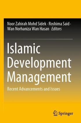 Sidek / Hasan / Said |  Islamic Development Management | Buch |  Sack Fachmedien