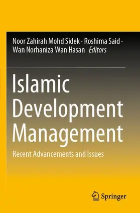 Sidek / Hasan / Said | Islamic Development Management | Buch | 978-981-13-7586-6 | sack.de