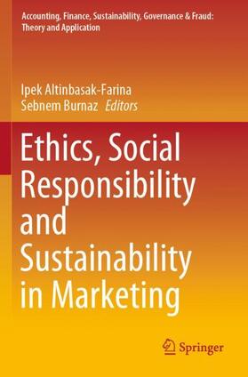 Burnaz / Altinbasak-Farina | Ethics, Social Responsibility and Sustainability in Marketing | Buch | sack.de