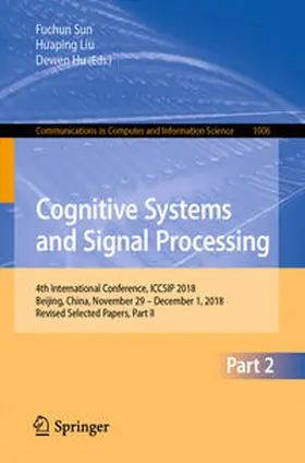 Sun / Liu / Hu |  Cognitive Systems and Signal Processing | eBook | Sack Fachmedien