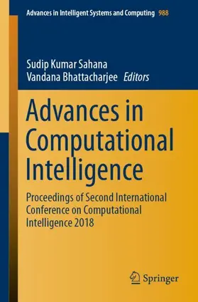 Bhattacharjee / Sahana |  Advances in Computational Intelligence | Buch |  Sack Fachmedien