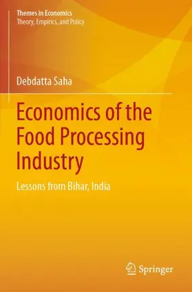 Saha |  Economics of the Food Processing Industry | Buch |  Sack Fachmedien